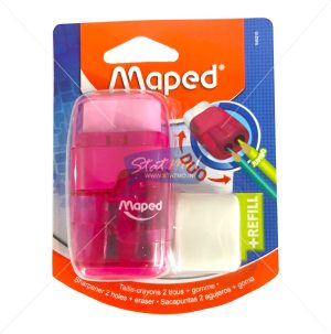 Maped Connect Translucent Duo Eraser and Sharpener by StatMo.in`