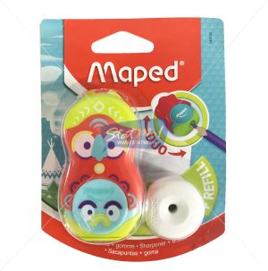 Maped Loopy Totem Duo Sharpener & Eraser by StatMo.in