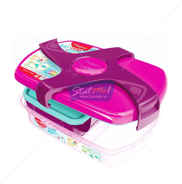 Maped Lunch Box Pink by StatMo.in