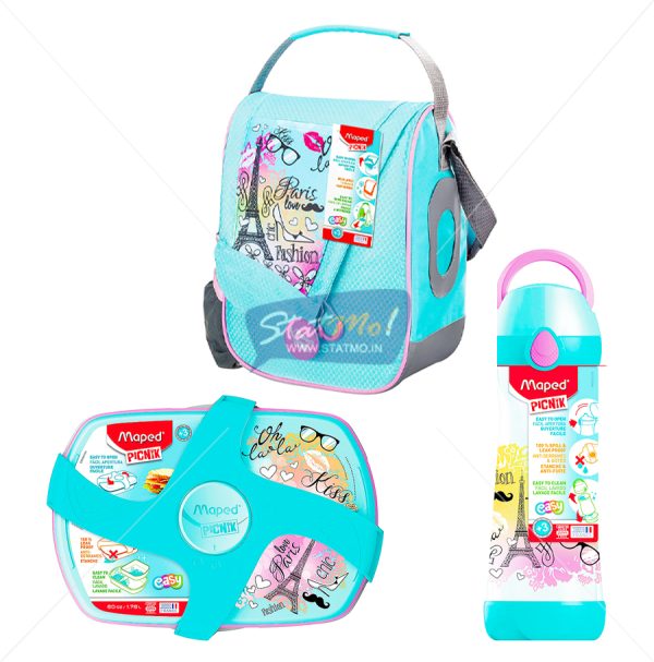 Maped Picnik Combo Bag, Bottle and Lunchbox by StatMo.in