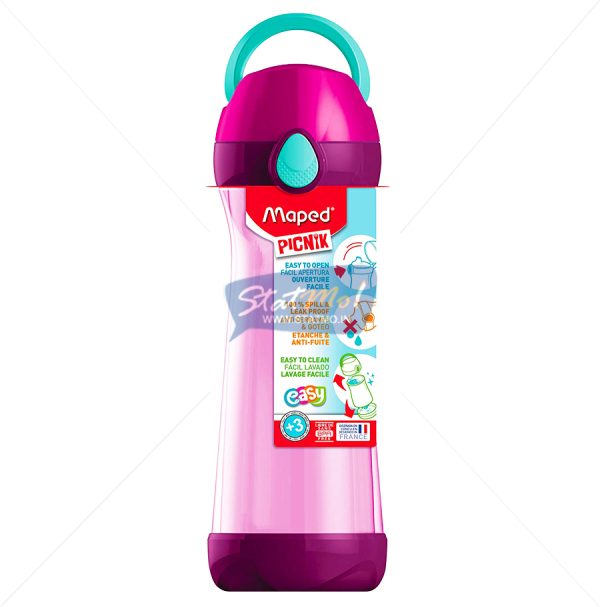 Maped Water Bottle Pink by StatMo.in