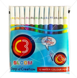 C3 Bloom 12 Water Colour Sketch Pen by StatMo.in