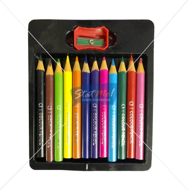 C3 Triangular Colour Pencils 12 Shades by StatMo.in