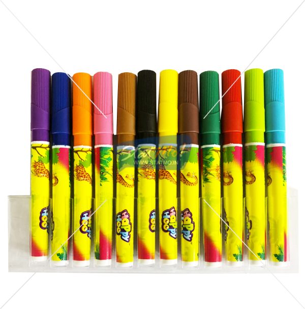 Rorito Happy hoo 12 Colours Markers by StatMo.in