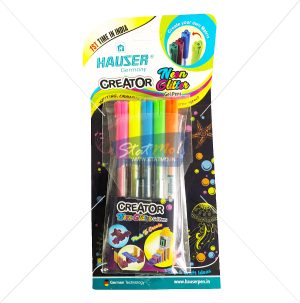 Hauser Creator Neon Glitter Gel Pen by StatMo.in