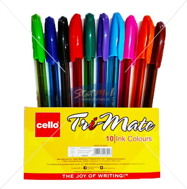 Cello Tri Mate Colour Ball Pen by StatMo.in