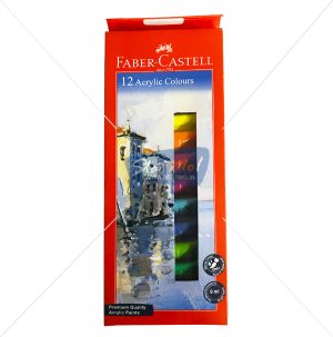 Faber Castell Acrylic Colours 12 Shades 9Ml Tube by StatMo.in