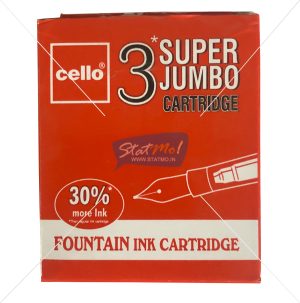 Cello Fountain Ink Super Jumbo Cartridges by StatMo.in