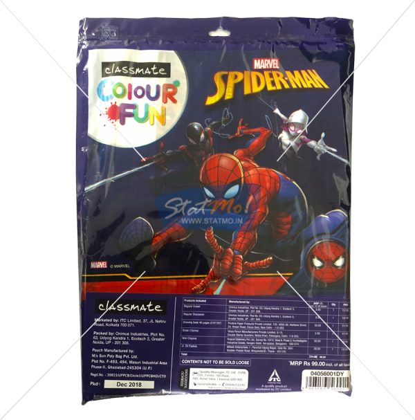 Classmate Colour Fun kit Spider-Man by statmo.in