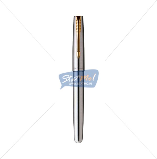 Parker Frontier Stainless Steel Fountain Pen GT by StatMo.in