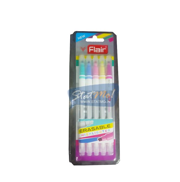 Flair Erasable Highlighter Assorted Colour by StatMo.in