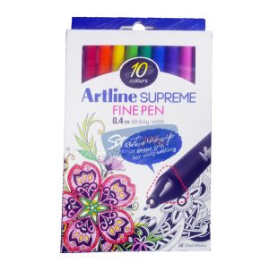 Artline Supreme Fine Pen 10 Shades by StatMo.in