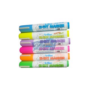 Artline Tshirt Marker Fluorescent Set of 6 by StatMo.in