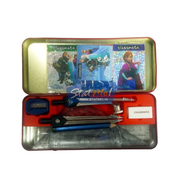 Classmate Invento Frozen Mathematical Drawing Instruments Box by StatMo.in