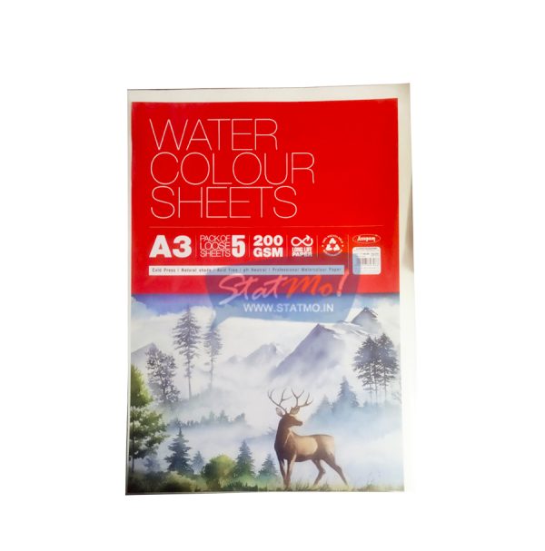 Anupam Water Colour Sheets A3 by StatMo.in