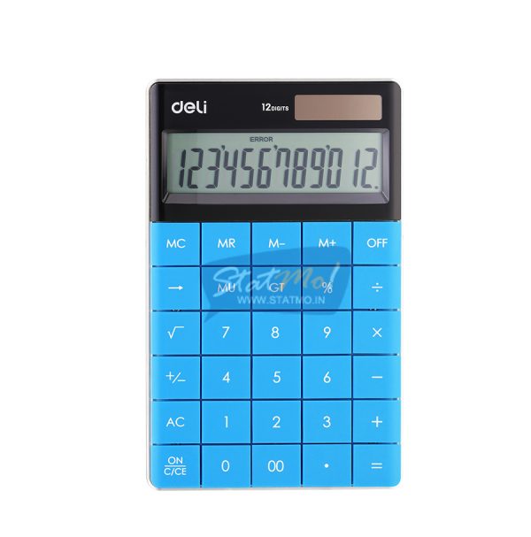 Deli Calculator 12-Digit by StatMo.in