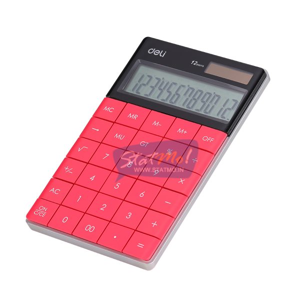 Deli Calculator 12-Digit by StatMo.in