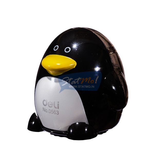 Deli Penguin 2-Hole Sharpener by StatMo.in