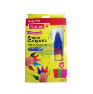 Camlin Finger Crayons 10 Shades by StatMo.in