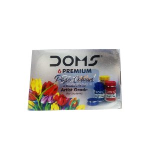 Doms Premium Poster Colours 6 Shades by StatMo.in