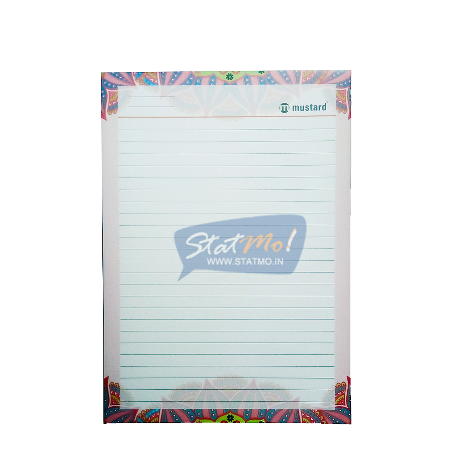 Mustard Lined Paper Designer A4 – StatMo