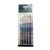 Faber Castell 5 Paint Brushes Angular Tip Synthetic Hair by StatMo.ibn