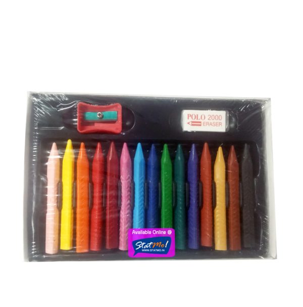 Polo Plastic Crayons 15 Shades by StatMo.in