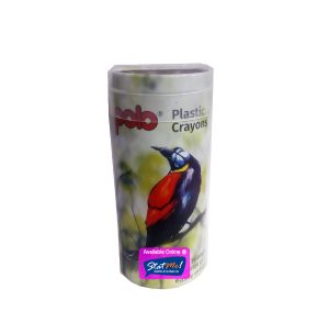 Polo Plastic Crayons 28 Shades Round Tin Pack by StatMo.in