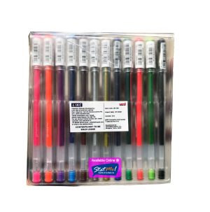 Uniball Signo Gel Ink Roller Ball Pen 12 Colour by StatMo.in