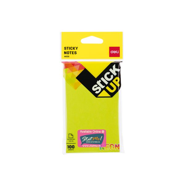 Deli Sticky Notes Neon Color A025 by StatMo.in