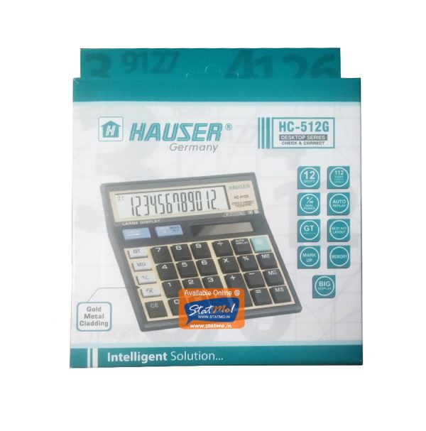 Hauser Calculator HC-512G by StatMo.in