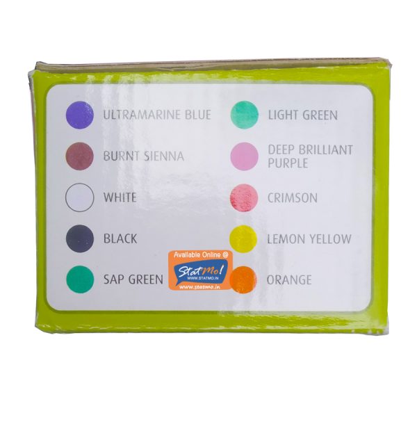 Pidilite Fevicryl Fabric Colours Promo Pack Shades 10 by StatMo.in