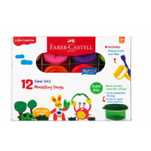 Faber Castell Modelling Dough knete Neon 12 Shades by StatMo.in