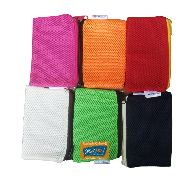 Securex Zipper Bag Soft Mesh Set of 2 by StatMo.in