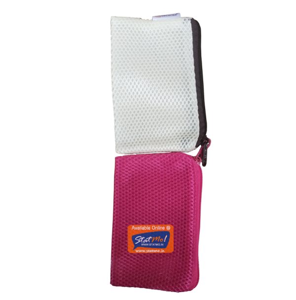 Securex Zipper Bag Soft Mesh Set of 2 by StatMo.in