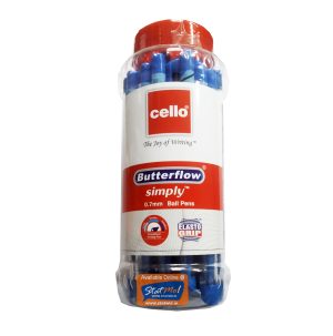 Cello Butterflow Simply Ball Pen Jar 25 Pcs by StatMo.in