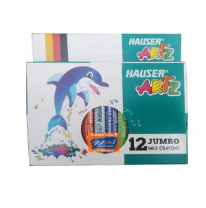 Hauser Artz Wax Crayons Jumbo 12 Shades by StatMo.in