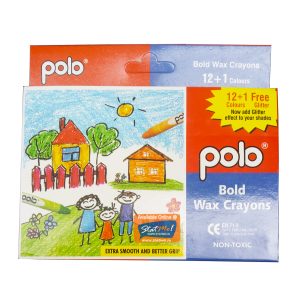 Polo Bold Wax Crayons 12+1 Shades by StatMo.in