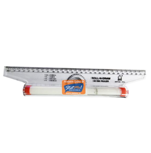 Omega Roll-N-Draw 16cm. Ruler by StatMo.in