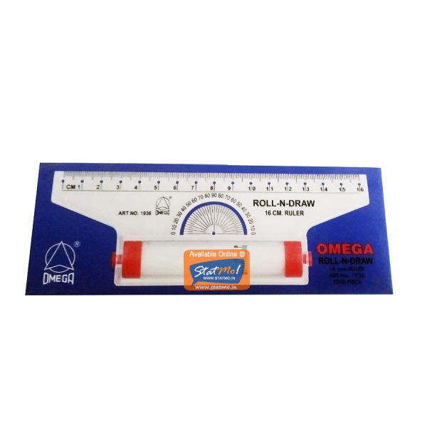 Omega Roll-N-Draw 16cm. Ruler by StatMo.in