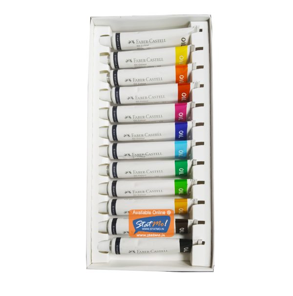 Faber Castell Creative Studio Oil Colour 12 Shades 20Ml Tube by StatMo.in