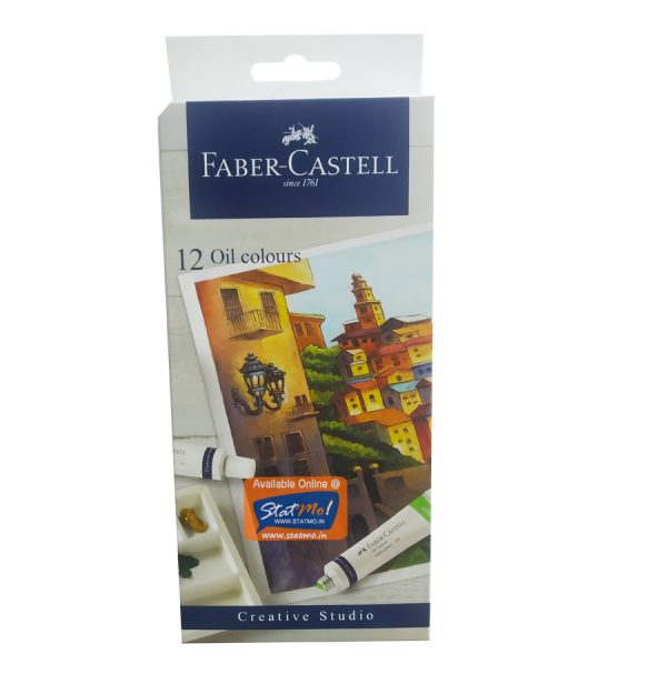 Faber Castell Creative Studio Oil Colour 12 Shades 9Ml Tube by StatMo.in