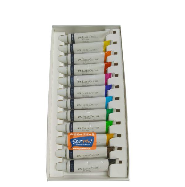 Faber Castell Creative Studio Oil Colour 12 Shades 9Ml Tube by StatMo.in