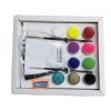 Faber Castell Fabric Paints with Mask Painting 10 Shades by StatMo.in