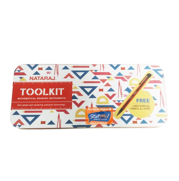 Nataraj Toolkit Mathematical Drawing Instruments Box by StatMo.in