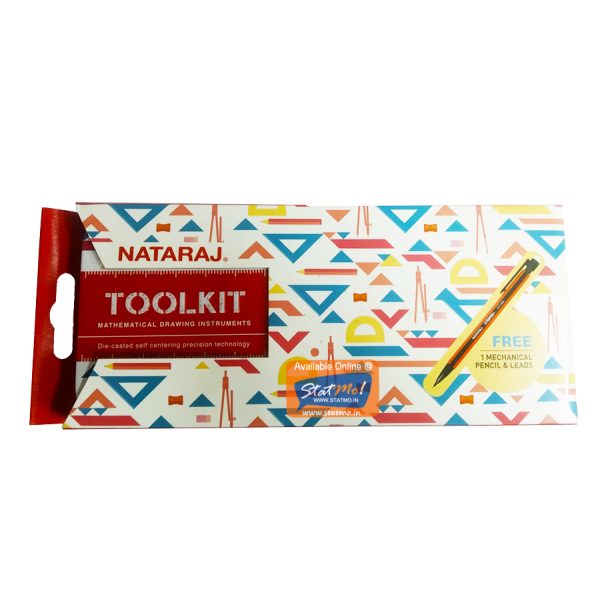 Nataraj Toolkit Mathematical Drawing Instruments Box by StatMo.in