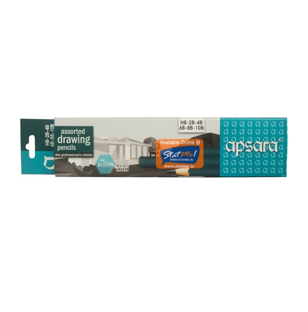 Apsara Drawing Pencils Set of 6 by StatMo.in