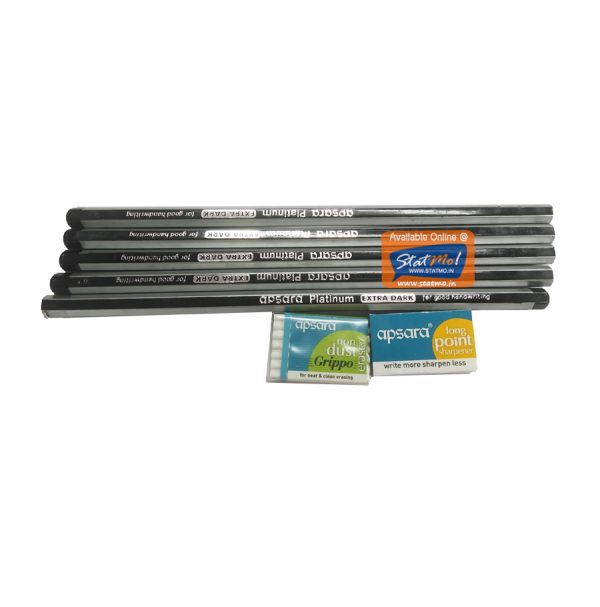 Apsara Platinum Pencils by StatMo.in