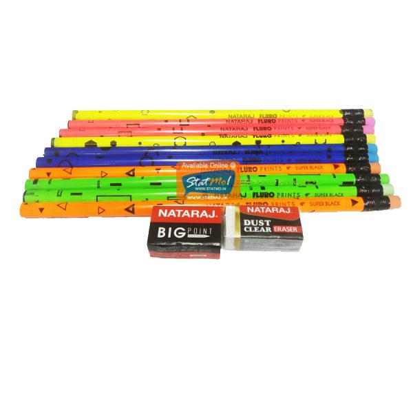 Nataraj Fluro Pencils by StatMo.in