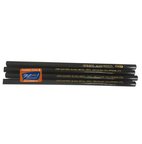 Apsara Glass Marking Pencil Black by StatMo.in